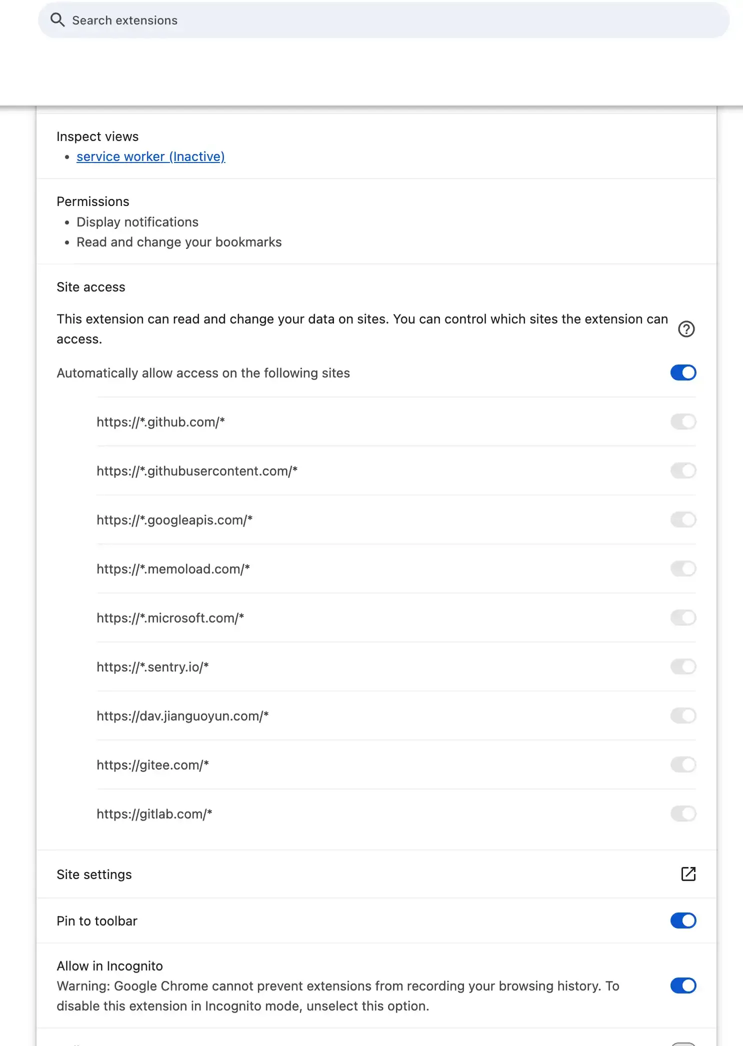 hostpermission